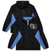 Mitchell & Ness Cleveland Cavaliers Playmaker Full-Zip Hooded Windbreaker Jacket Black