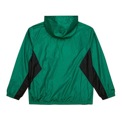 Mitchell & Ness Boston Celtics Playmaker Full-Zip Hooded Windbreaker Jacket Kelly Green