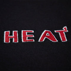 Mitchell & Ness Miami Heat Unisex Playmaker Vintage Logo T-Shirt Black
