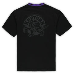 Mitchell & Ness Toronto Raptors Unisex Playmaker Vintage Logo T-Shirt Black