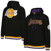Mitchell & Ness Los Angeles Lakers Unisex Vintage Heavyweight Hoodie Black