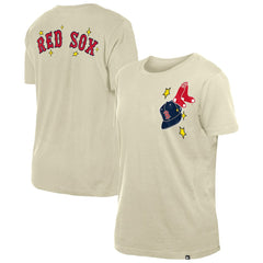 Boston Red Sox New Era Women's Stars & Cap T-Shirt Outlet