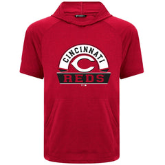 Cincinnati Reds Levelwear Phase Banner Arch Hoodie T-Shirt Outlet