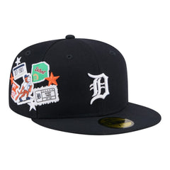 Detroit Tigers New Era City Patch 59FIFTY Fitted Hat Outlet
