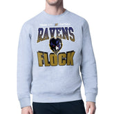 Baltimore Ravens Starter Comic Style Sweatshirt - Gray - NFL