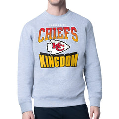Kansas City Chiefs Starter Comic Style Sweatshirt - Gray - NFL