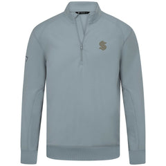 Seattle Kraken Levelwear Copper Upright Quarter-Zip Pullover - Gray | NHL online