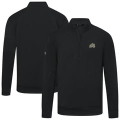Colorado Avalanche Levelwear Copper Upright Quarter-Zip Pullover - Black | NHL Lifestyle