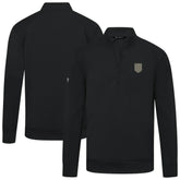 Vegas Golden Knights Levelwear Copper Upright Quarter-Zip Pullover - Black | NHL near me