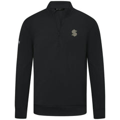 Seattle Kraken Levelwear Copper Upright Quarter-Zip Pullover - Black | NHL near me