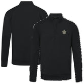 Toronto Maple Leafs Levelwear Copper Upright Quarter-Zip Pullover - Black | NHL online