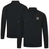 New York Rangers Levelwear Copper Upright Quarter-Zip Pullover - Black | NHL discount