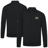 Philadelphia Flyers Levelwear Copper Upright Quarter-Zip Pullover - Black | NHL discount