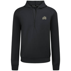 Colorado Avalanche Levelwear Technic Quarter-Zip Pullover Hoodie - Black | NHL Clearance