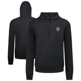 Toronto Maple Leafs Levelwear Technic Quarter-Zip Pullover Hoodie - Black | NHL near me