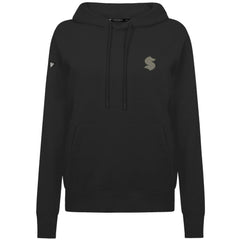 Seattle Kraken Levelwear Women's Adorn Copper Hoodie - Black | NHL Lifestyle
