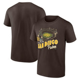 San Diego Padres Brown Home Stadium T-Shirt Discount