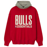 Chicago Bulls Fear of God x NBA Unisex Sport Hoodie Red/Heather Gray