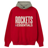 Houston Rockets Fear of God x NBA Unisex Sport Hoodie Red/Heather Gray