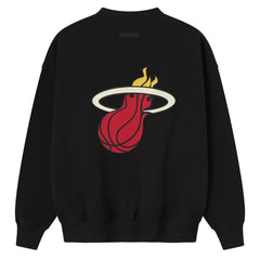 Miami Heat Fear of God x NBA Unisex Sport Sweatshirt Heather Black