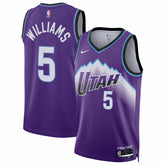 Nike Cody Williams Utah Jazz Unisex Swingman Jersey Icon Edition Purple