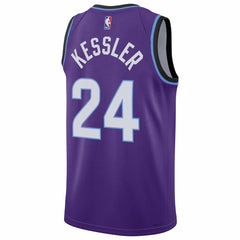 Nike Walker Kessler Utah Jazz Unisex Swingman Jersey Icon Edition Purple