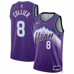 Nike Isaiah Collier Utah Jazz Unisex Swingman Jersey Icon Edition Purple