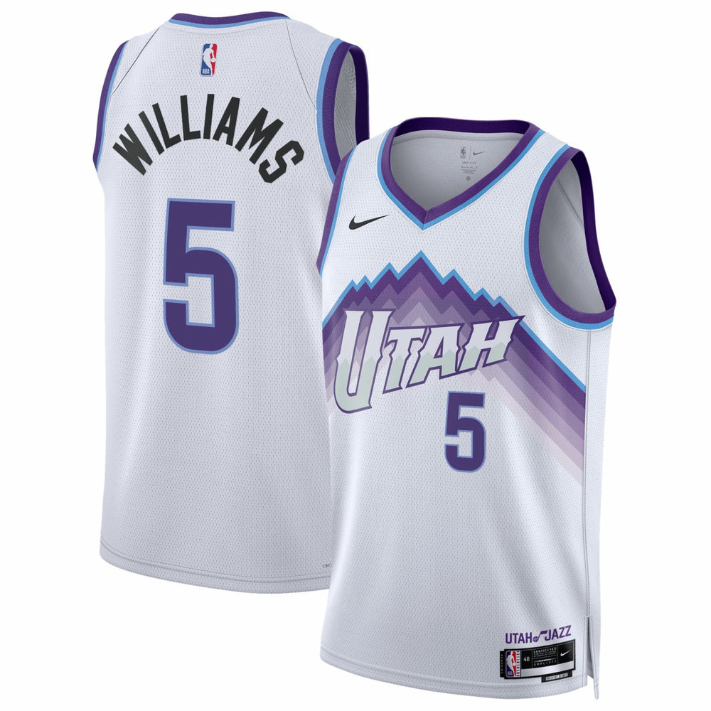 Nike Cody Williams Utah Jazz Unisex Swingman Jersey Association Edition White