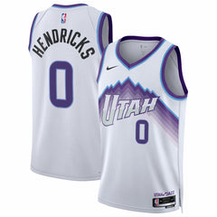 Nike Taylor Hendricks Utah Jazz Unisex Swingman Jersey Association Edition White