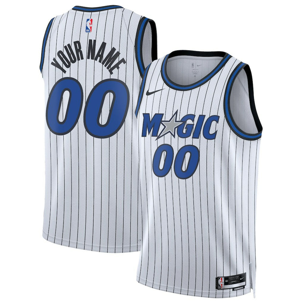 Nike Orlando Magic Unisex Swingman Custom Jersey Association Edition White