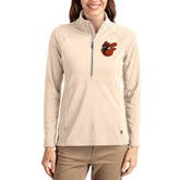 Baltimore Orioles Cutter & Buck Women's Cooperstown Collection Adapt Eco Knit Stretch Half-Zip Pullover Online