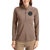 Washington Nationals Cutter & Buck Women's Adapt Eco Knit Stretch Half-Zip Pullover Near Me