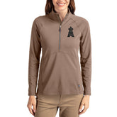 Los Angeles Angels Cutter & Buck Women's Adapt Eco Knit Stretch Half-Zip Pullover Online