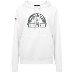 Milwaukee Brewers Levelwear Women's Adorn Banner Arch Hoodie for sale