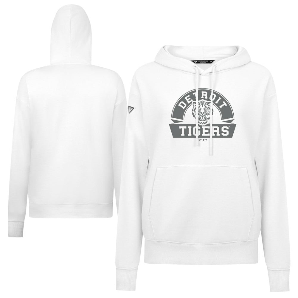 Detroit Tigers Levelwear Women's Adorn Banner Arch Hoodie Online