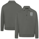 Kansas City Royals Levelwear Women's Canmore Chenille Logo Quarter-Zip Top Discount