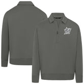 Miami Marlins Levelwear Women's Canmore Chenille Logo Quarter-Zip Top Discount