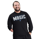 Orlando Magic G-III Sports by Carl Banks Adaptive Printed Mesh Effect Long Sleeve T-Shirt Black