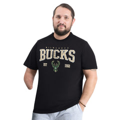 Milwaukee Bucks G-III Sports by Carl Banks Adaptive Classic Team Spirit Short Sleeve T-Shirt Black