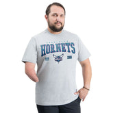 Charlotte Hornets G-III Sports by Carl Banks Adaptive Classic Team Spirit Short Sleeve T-Shirt Gray