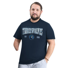 Minnesota Timberwolves G-III Sports by Carl Banks Adaptive Classic Team Spirit Short Sleeve T-Shirt Navy