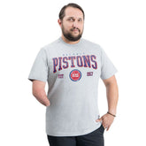 Detroit Pistons G-III Sports by Carl Banks Adaptive Classic Team Spirit Short Sleeve T-Shirt Gray