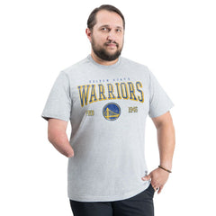Golden State Warriors G-III Sports by Carl Banks Adaptive Classic Team Spirit Short Sleeve T-Shirt Gray