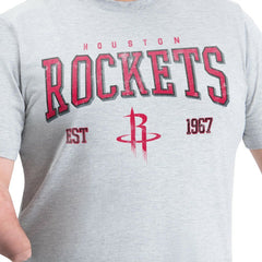 Houston Rockets G-III Sports by Carl Banks Adaptive Classic Team Spirit Short Sleeve T-Shirt Gray