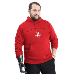 Houston Rockets G-III Sports by Carl Banks Adaptive Team Arc Fleece Hoodie Red