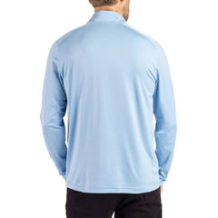 Los Angeles Chargers Cutter & Buck Coastline Epic Comfort Recycled Quarter-Zip Pullover - Powder Blue - NFL