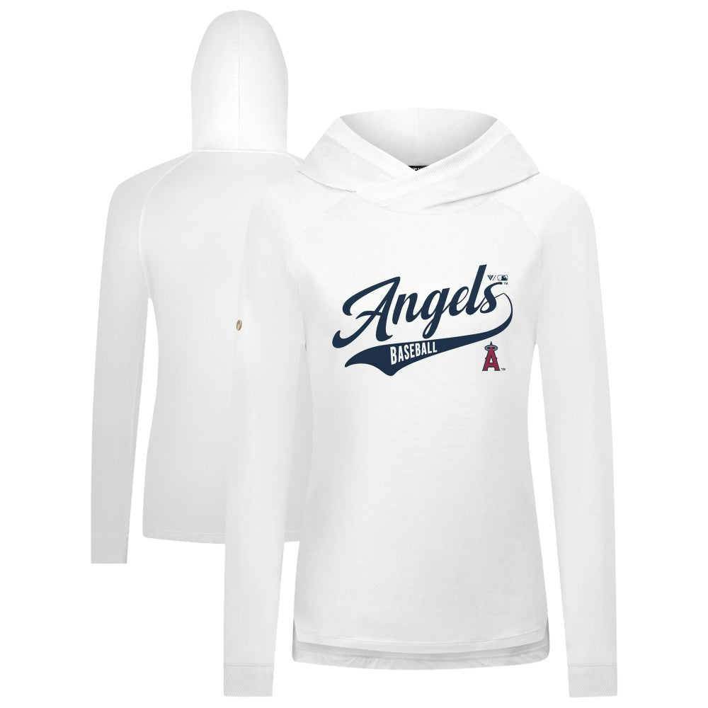 Los Angeles Angels Levelwear Women's Slender Glide Raglan Hoodie Sale