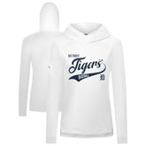 Detroit Tigers Levelwear Women's Slender Glide Raglan Hoodie Outlet