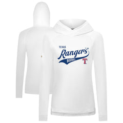 Texas Rangers Levelwear Women's Slender Glide Raglan Hoodie Discount