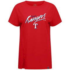 Texas Rangers Levelwear Women's Influx Sizzle T-Shirt Discount